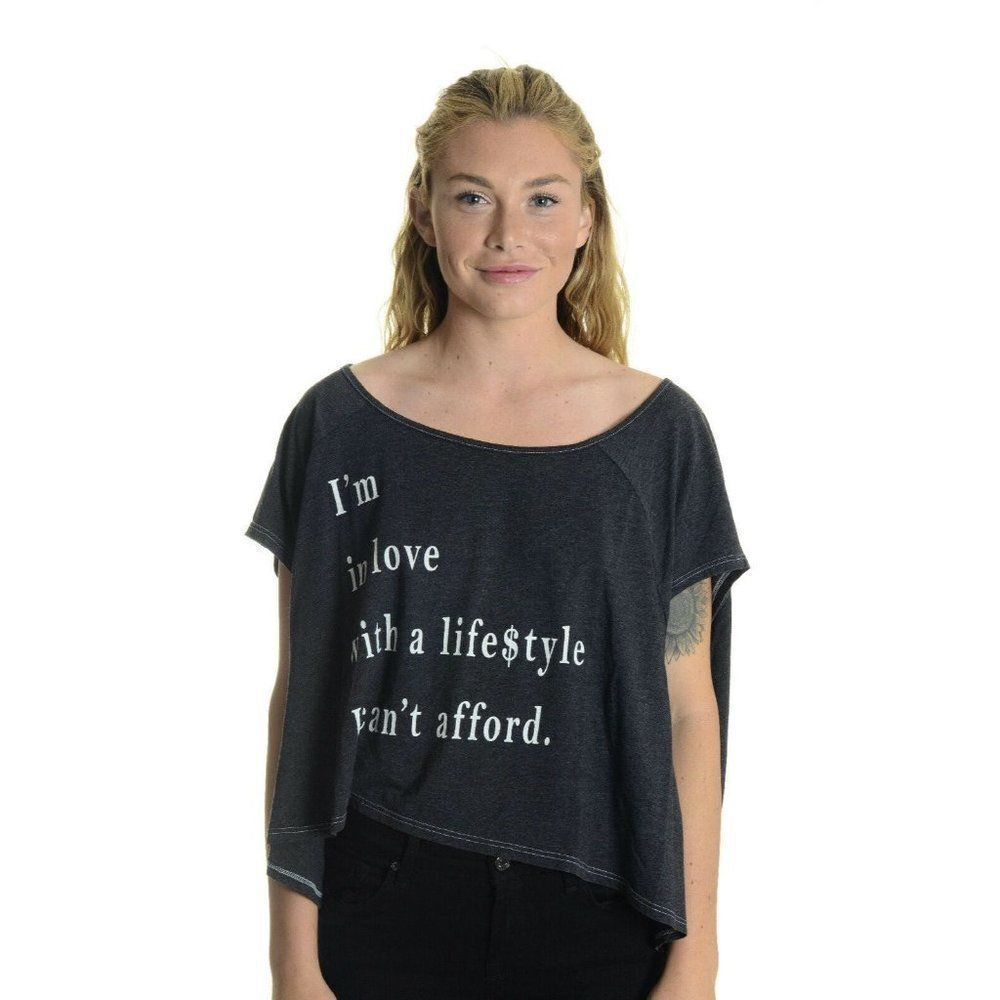 NWT Local Celebrity I'm in Love With A Lifestyle I can’t afford Tee M